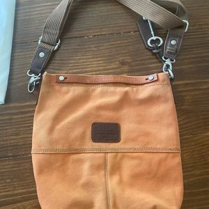 Fossil Canvas Messenger Bag